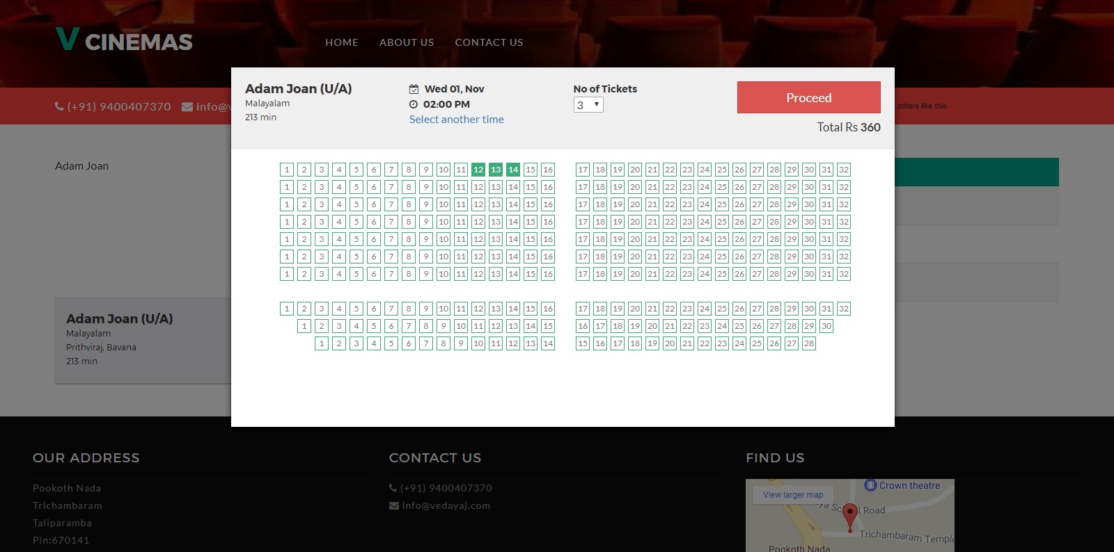 Seat Booking App